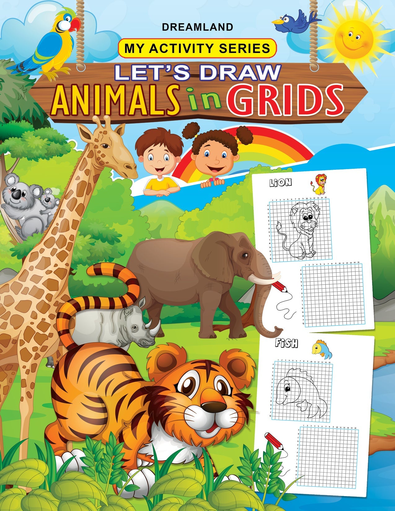 My Activity- Let's Draw Animals in Grids - Tinycubs - 