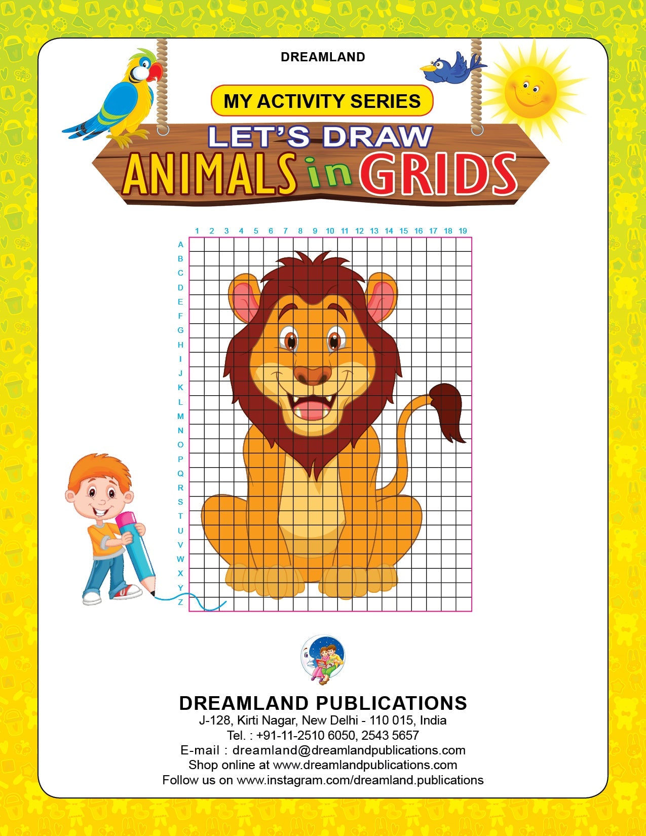 My Activity- Let's Draw Animals in Grids - Tinycubs - 