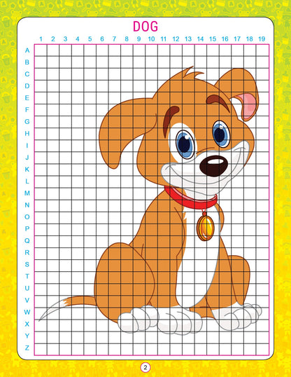 My Activity- Let's Draw Animals in Grids - Tinycubs - 