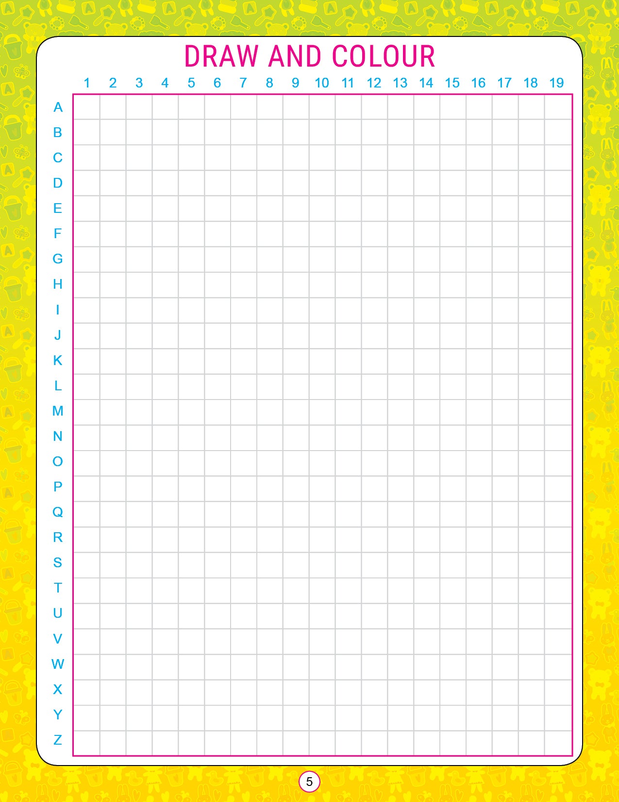 My Activity- Let's Draw Animals in Grids - Tinycubs - 