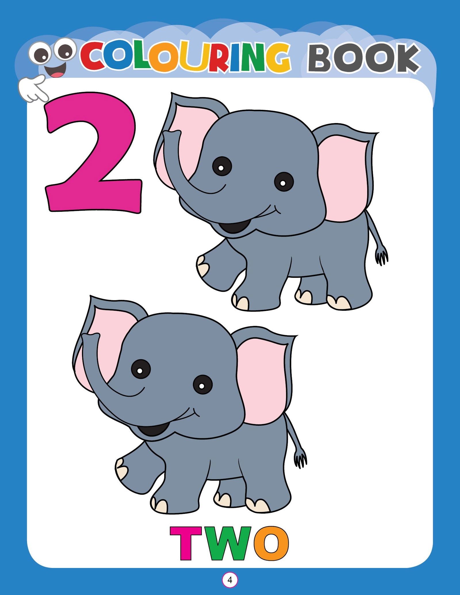 My Activity- Numbers Colouring Book - Tinycubs - 