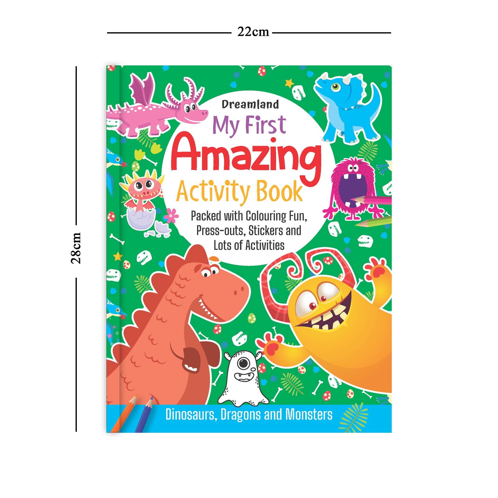 My First Amazing Activity Book-  Dinosaurs, Dragons and Monsters - Tinycubs - 