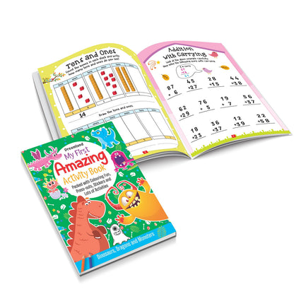 My First Amazing Activity Book-  Dinosaurs, Dragons and Monsters - Tinycubs - 