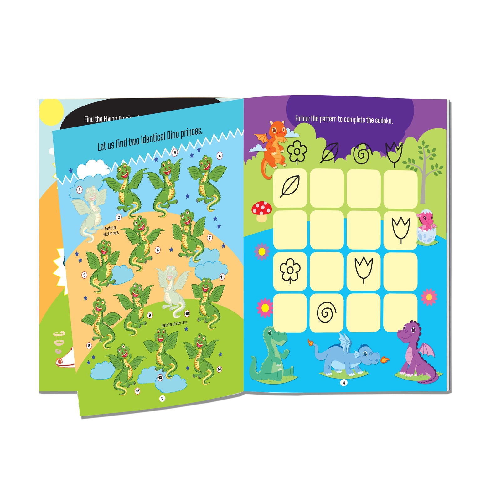 My First Amazing Activity Book-  Dinosaurs, Dragons and Monsters - Tinycubs - 