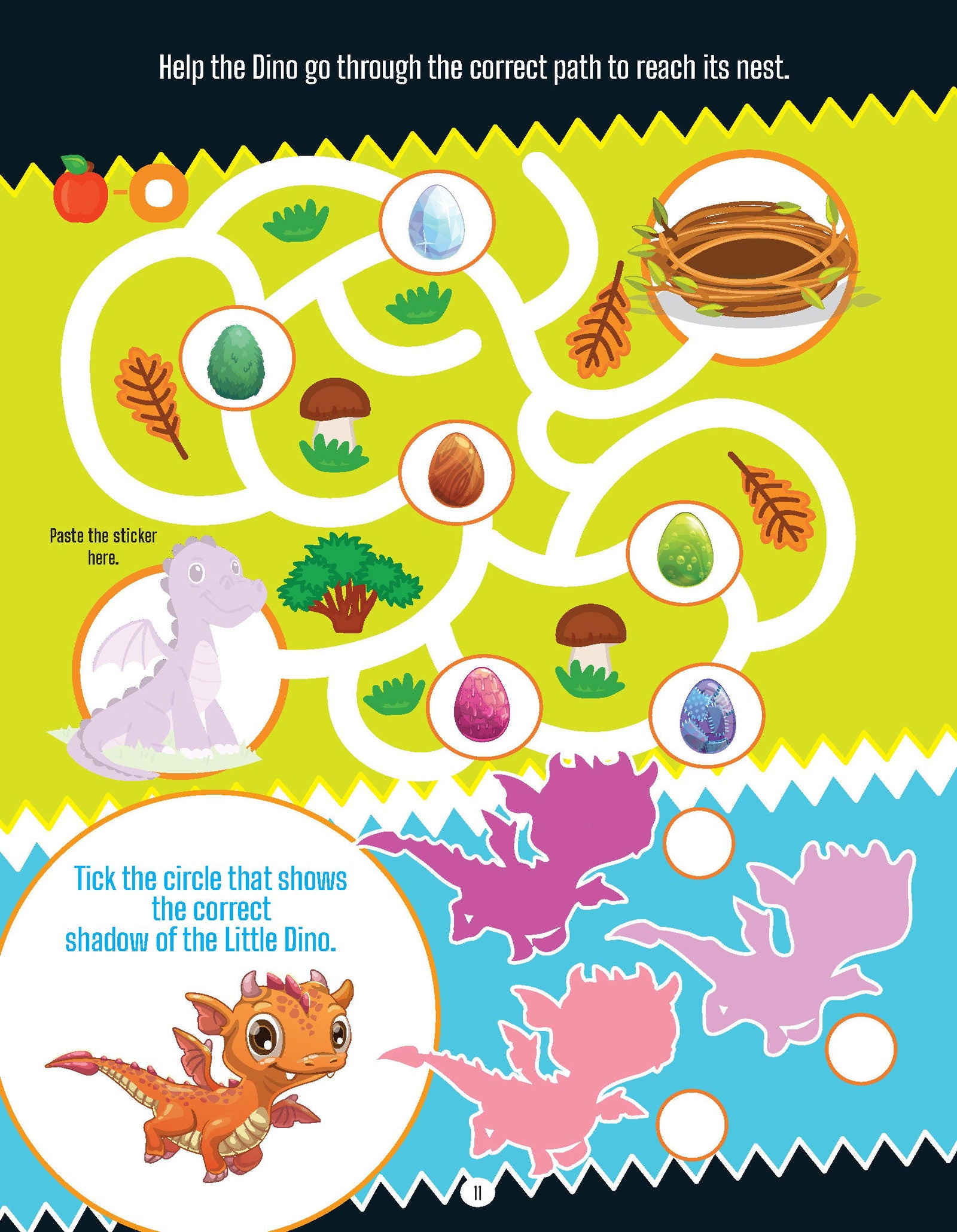 My First Amazing Activity Book-  Dinosaurs, Dragons and Monsters - Tinycubs - 