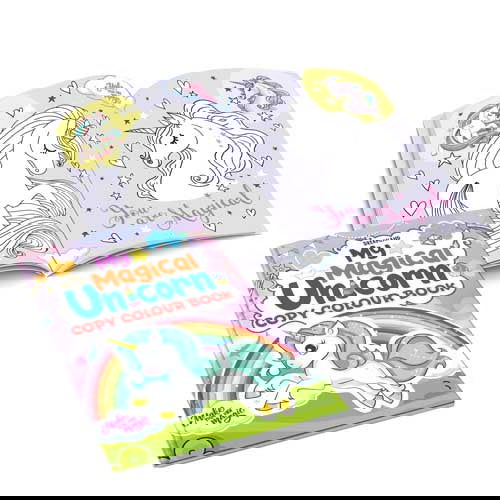 My Magical Unicorn Copy Colour Book for Children Age 2 -7 Years -  Make Your Own Magic Colouring Book - Tinycubs - 