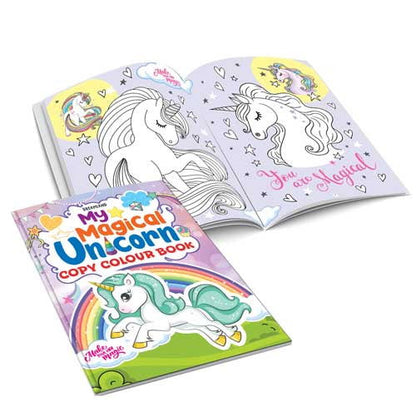 My Magical Unicorn Copy Colour Book for Children Age 2 -7 Years -  Make Your Own Magic Colouring Book - Tinycubs - 
