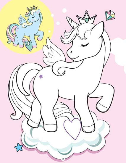 My Magical Unicorn Copy Colour Book for Children Age 2 -7 Years -  Make Your Own Magic Colouring Book - Tinycubs - 