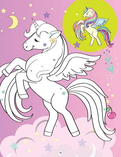 My Magical Unicorn Copy Colour Book for Children Age 2 -7 Years -  Make Your Own Magic Colouring Book - Tinycubs - 