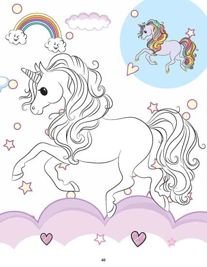 My Magical Unicorn Copy Colour Book for Children Age 2 -7 Years -  Make Your Own Magic Colouring Book - Tinycubs - 