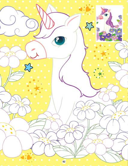 My Magical Unicorn Copy Colour Book for Children Age 2 -7 Years -  Make Your Own Magic Colouring Book - Tinycubs - 