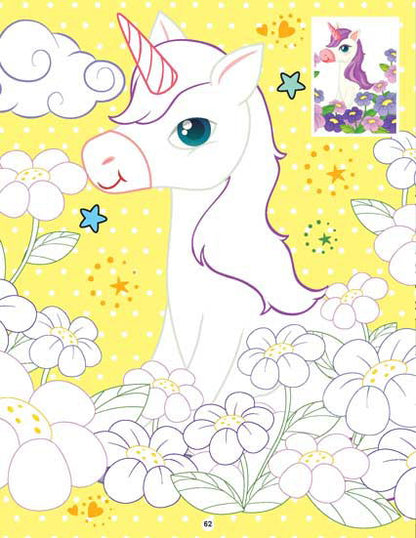 My Magical Unicorn Copy Colour Book for Children Age 2 -7 Years -  Make Your Own Magic Colouring Book - Tinycubs - 