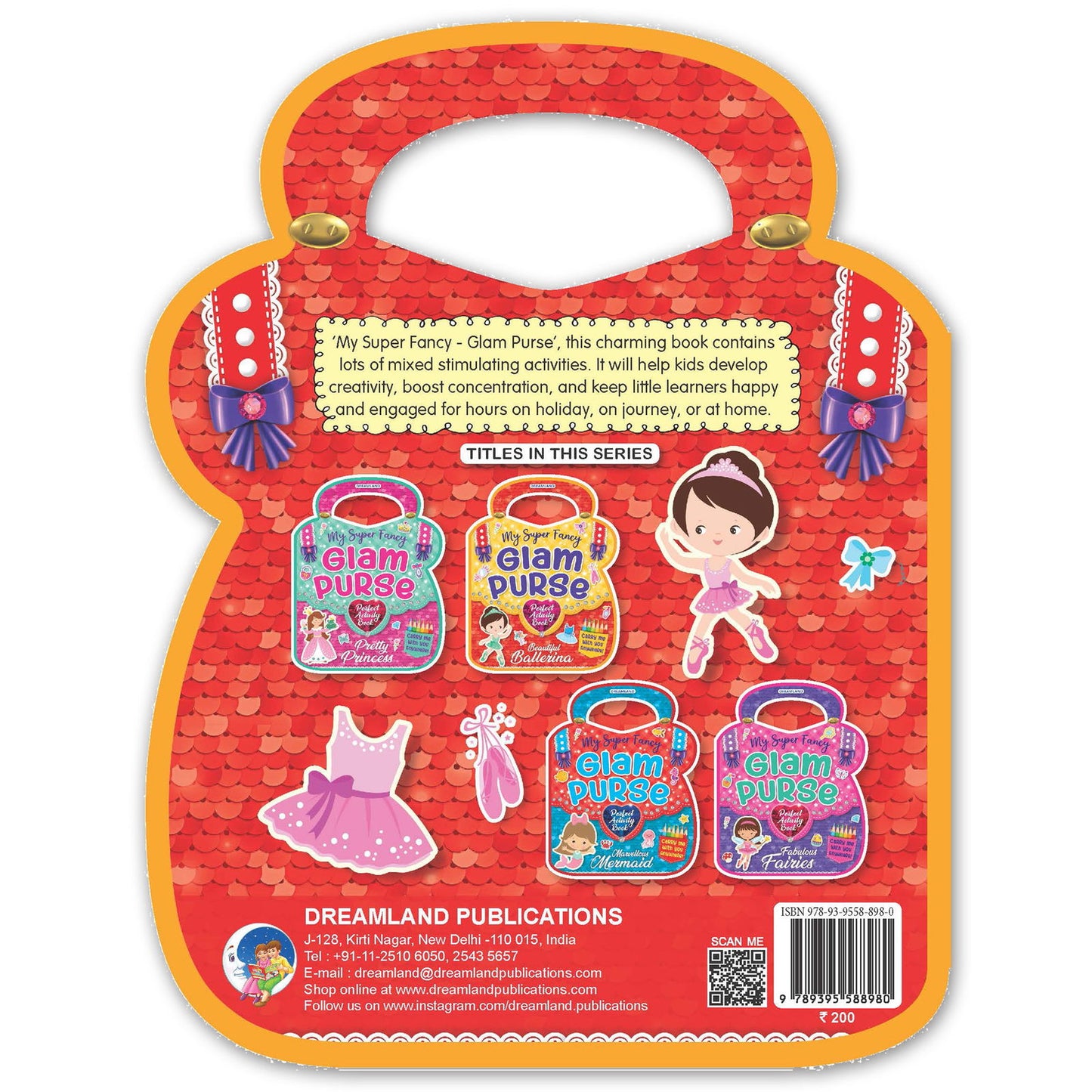 My Super Fancy Glam Purse- Beautiful Ballerina - Tinycubs - 