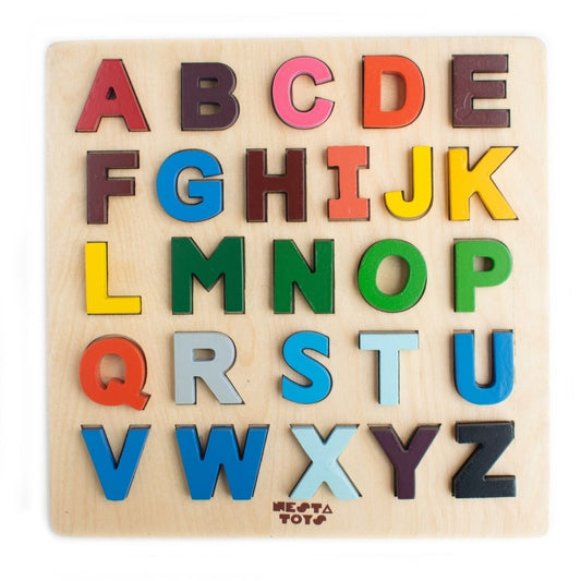 NESTA TOYS - Alphabet Blocks Learning Puzzle - Tinycubs - 