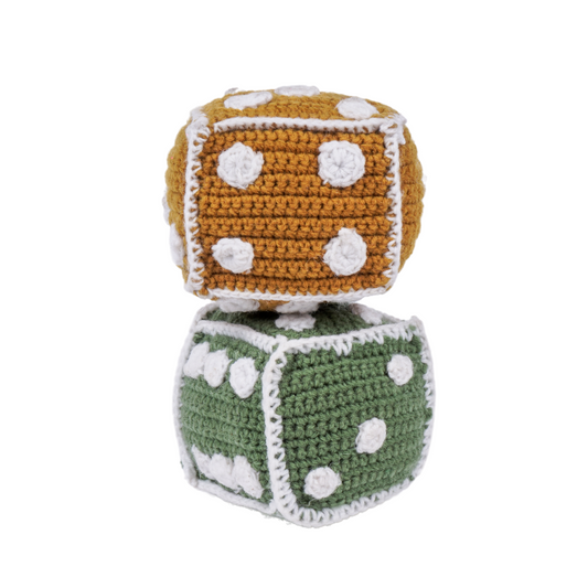 NESTA TOYS - Crochet Dice | Early Math Toy (2 Pcs) - Tinycubs - 