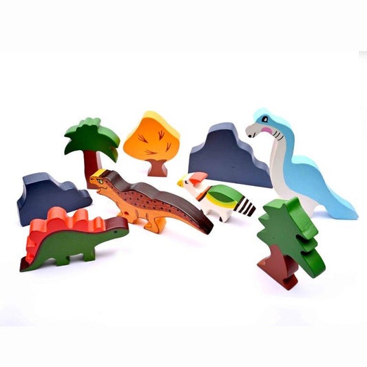 NESTA TOYS - Dinosaur World (9 Piece) - Tinycubs - 