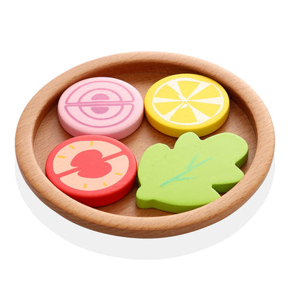 NESTA TOYS - Kitchen Play Set | Beech Wood Cooking Set (9 Pcs) - Tinycubs - 