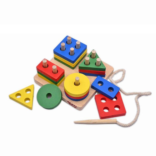 NESTA TOYS - Montessori Stacker | Shape Sorter - Tinycubs - 
