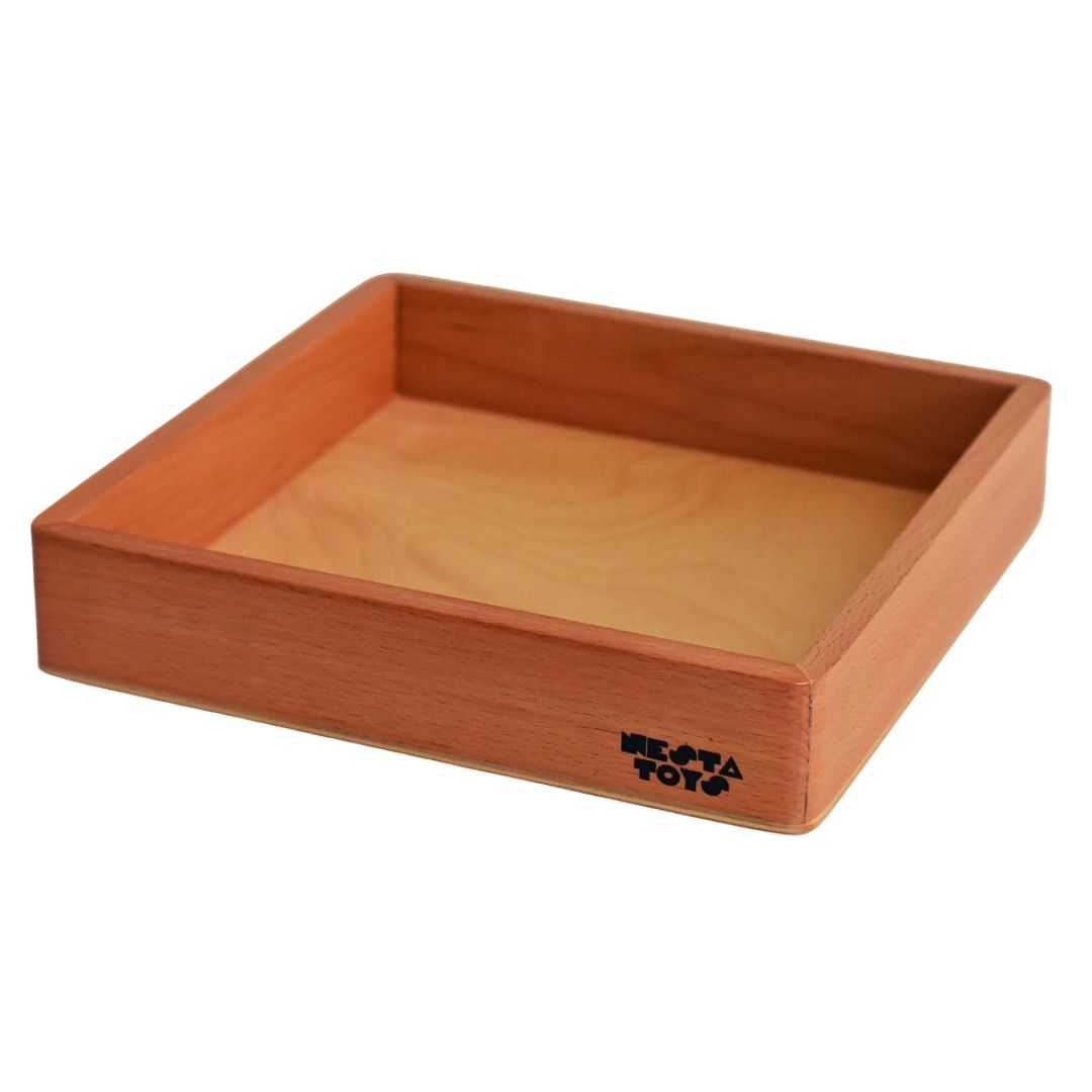 NESTA TOYS - Montessori Tray (Beech Wood) - Tinycubs - 