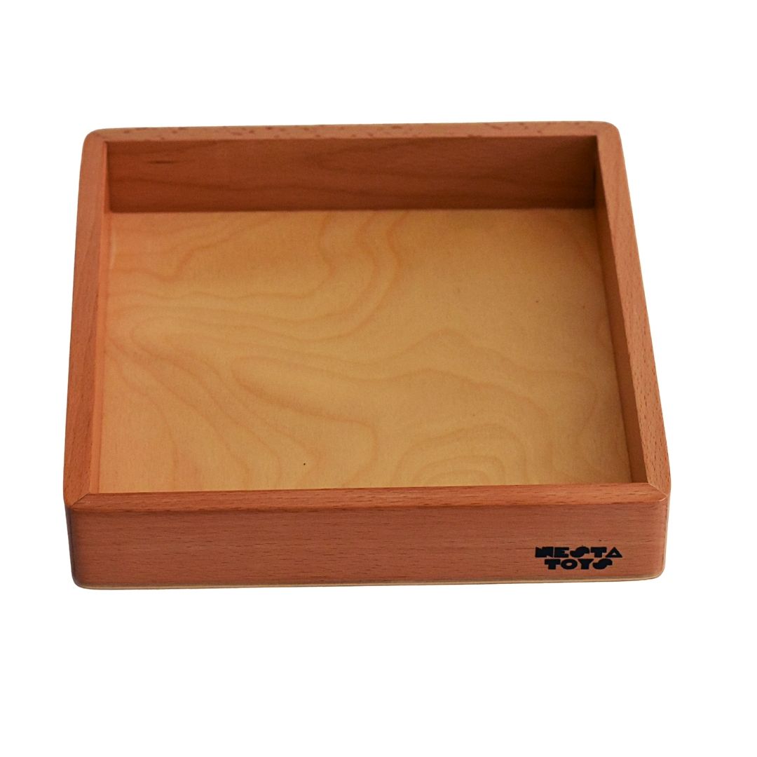 NESTA TOYS - Montessori Tray (Beech Wood) - Tinycubs - 