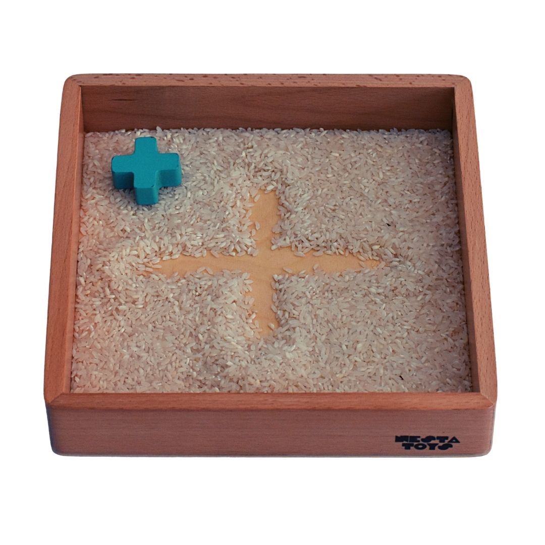 NESTA TOYS - Montessori Tray (Beech Wood) - Tinycubs - 