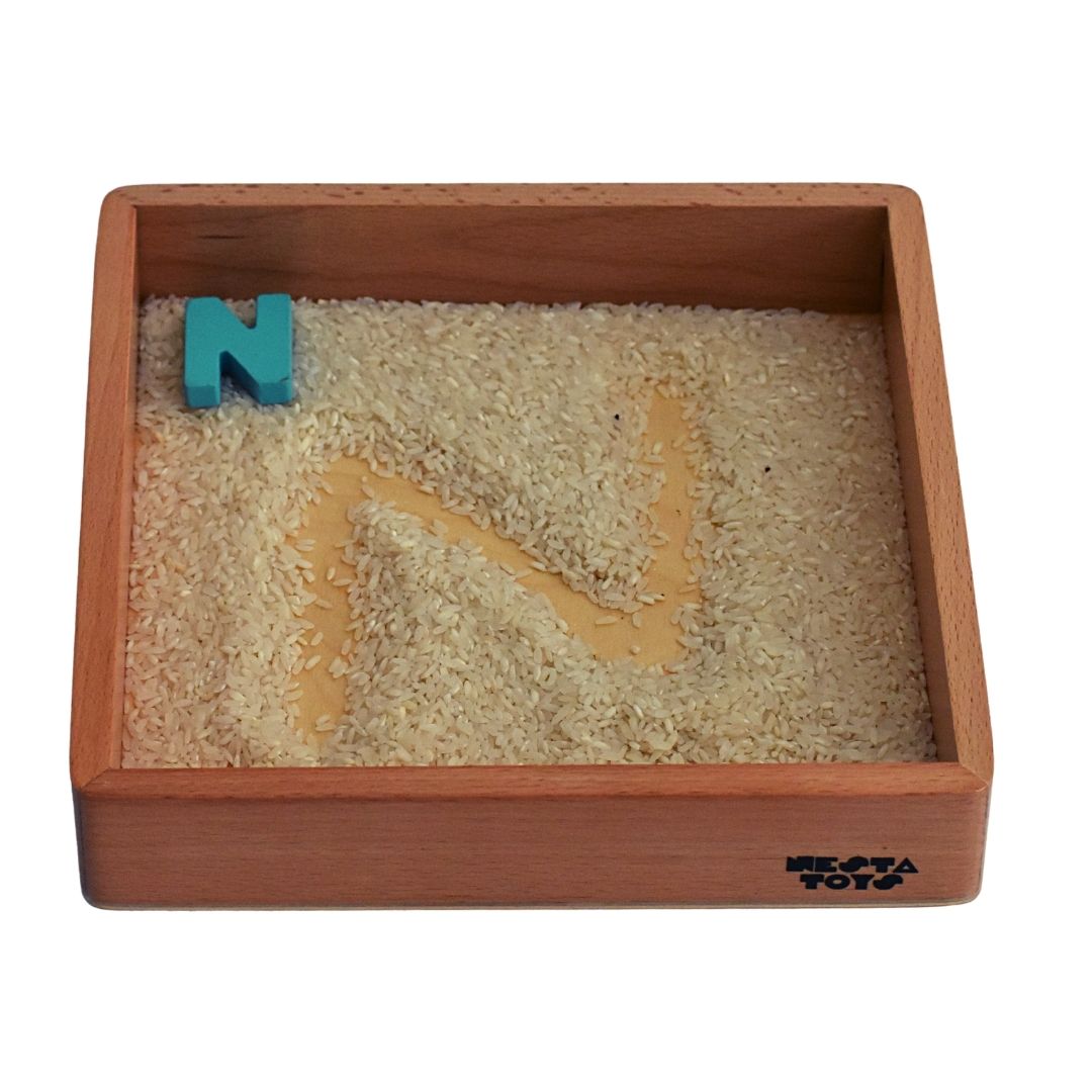 NESTA TOYS - Montessori Tray (Beech Wood) - Tinycubs - 