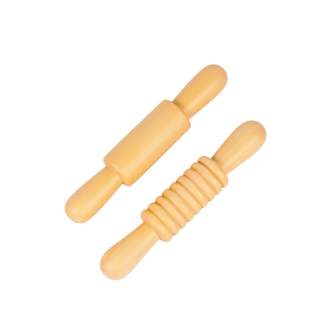 NESTA TOYS - Play Dough Kit | Rolling Pins & Knife | Pretend Play Kitchen Toys - Tinycubs - 
