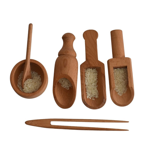 NESTA TOYS - Sensory Wooden Toy Set (6 Pcs) - Tinycubs - 