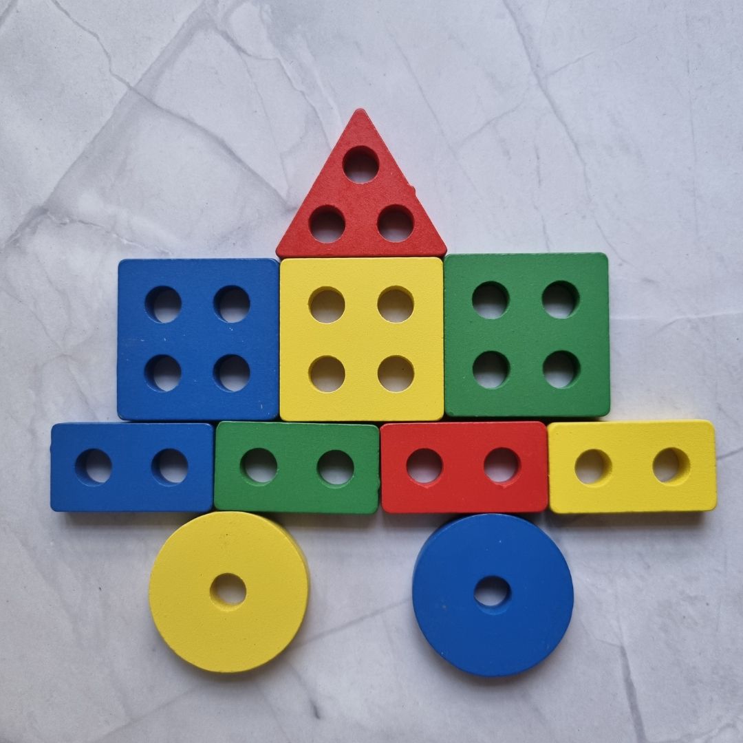 NESTA TOYS - Shape Sorter | Stacker | Lacing Toy - Tinycubs - 