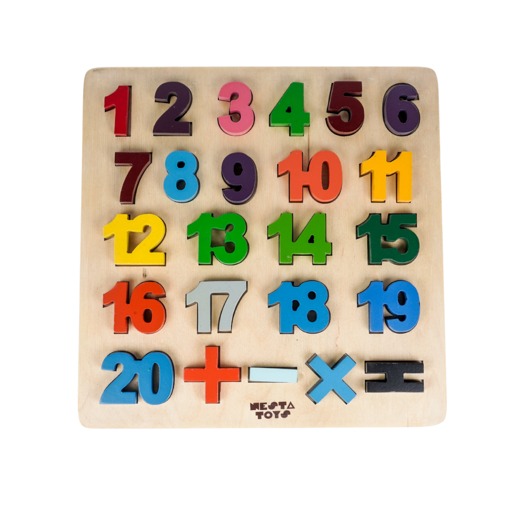 NESTA TOYS - Wooden Number Puzzle Toys - Tinycubs - 