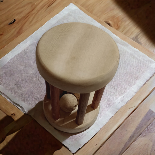 Neem Wooden Tumbler Rattle - Tinycubs - 