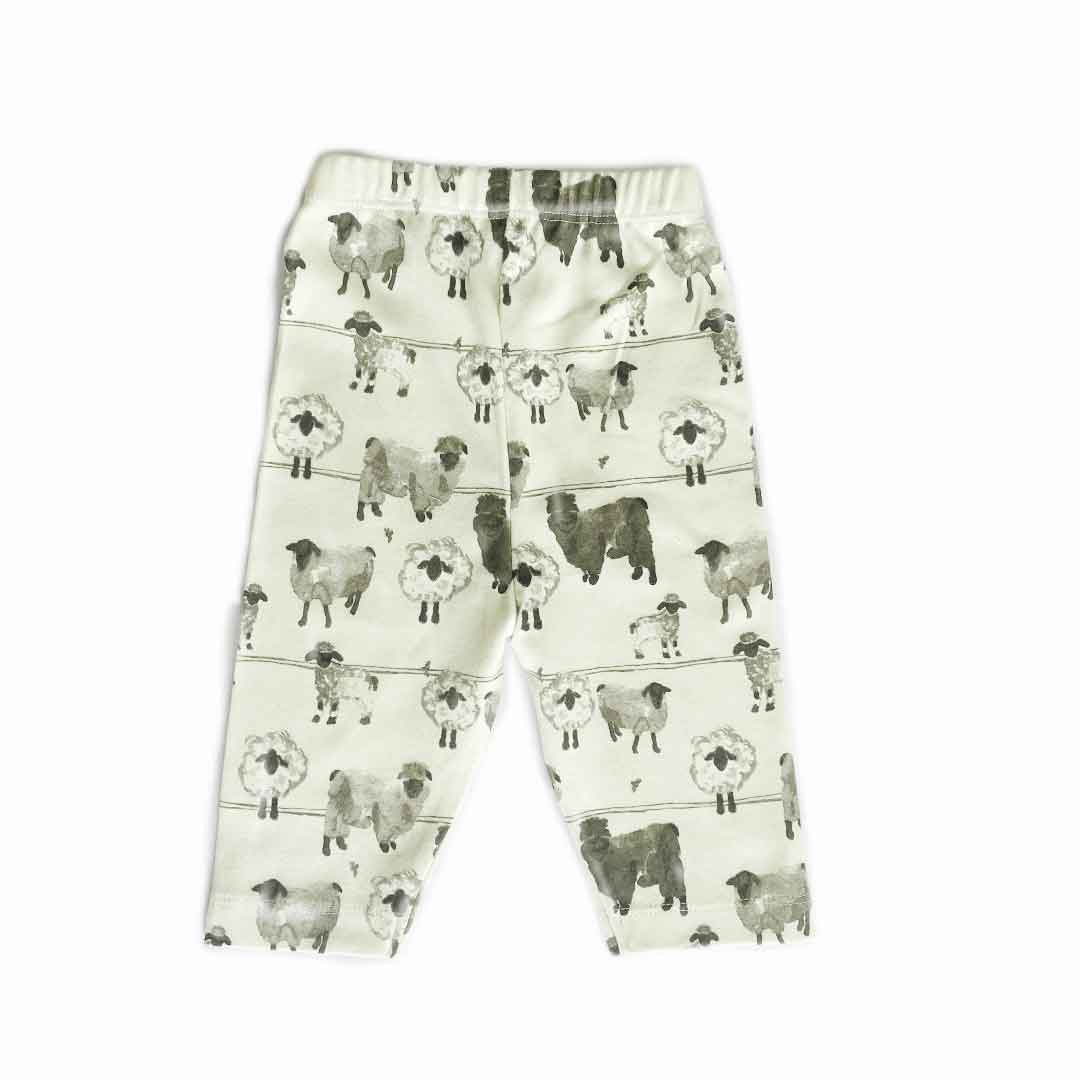 Newborn Baby Clothing Set | Sheep Jhabla, & Legging - Tinycubs - 