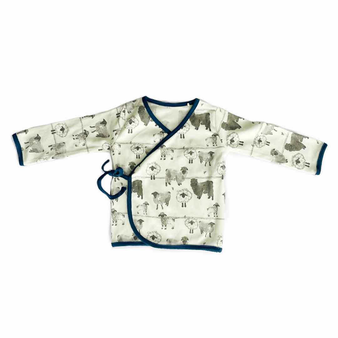 Newborn Baby Clothing Set | Sheep Jhabla, & Legging - Tinycubs - 