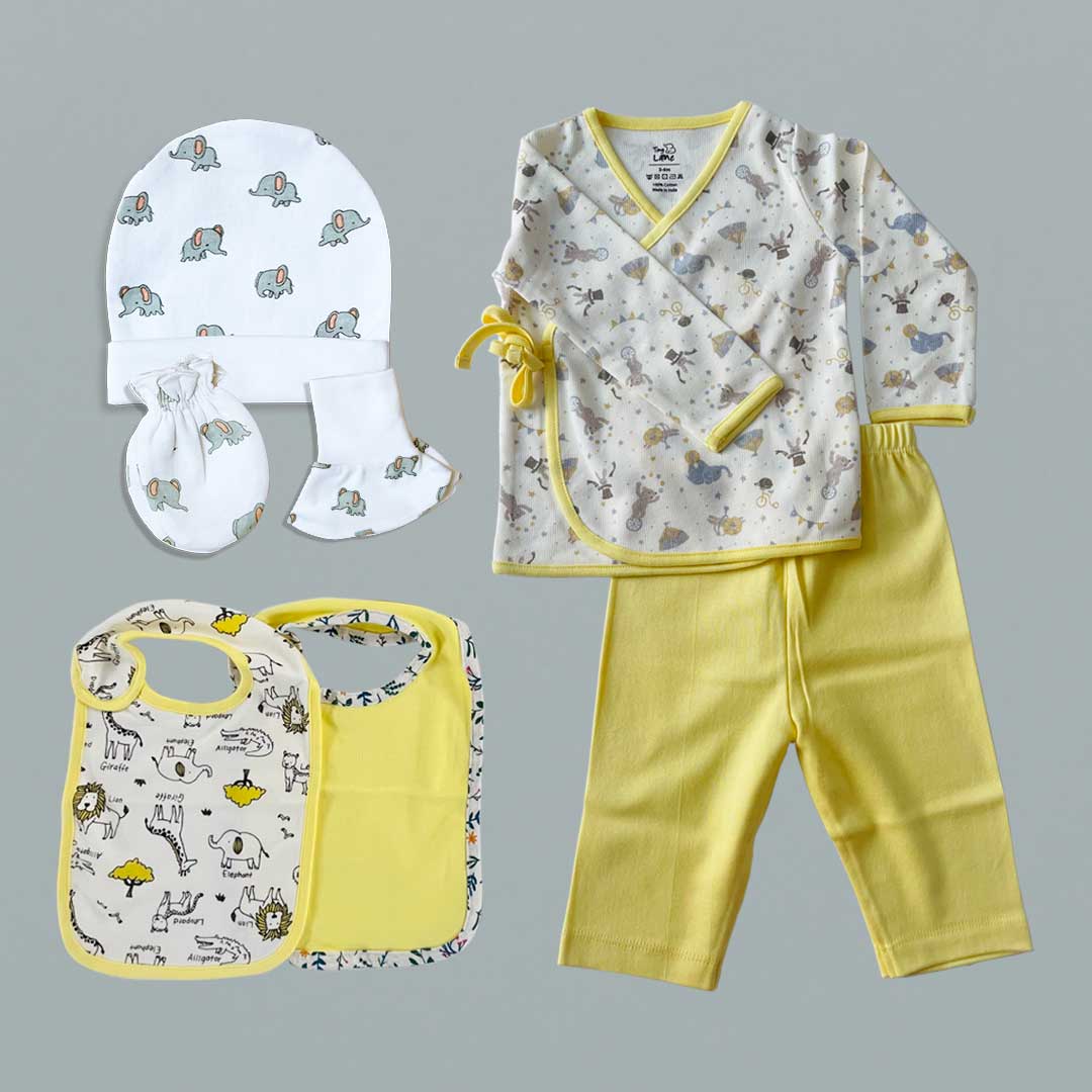 Newborn Baby Gift Set | Pack Of 7 - Tinycubs - 