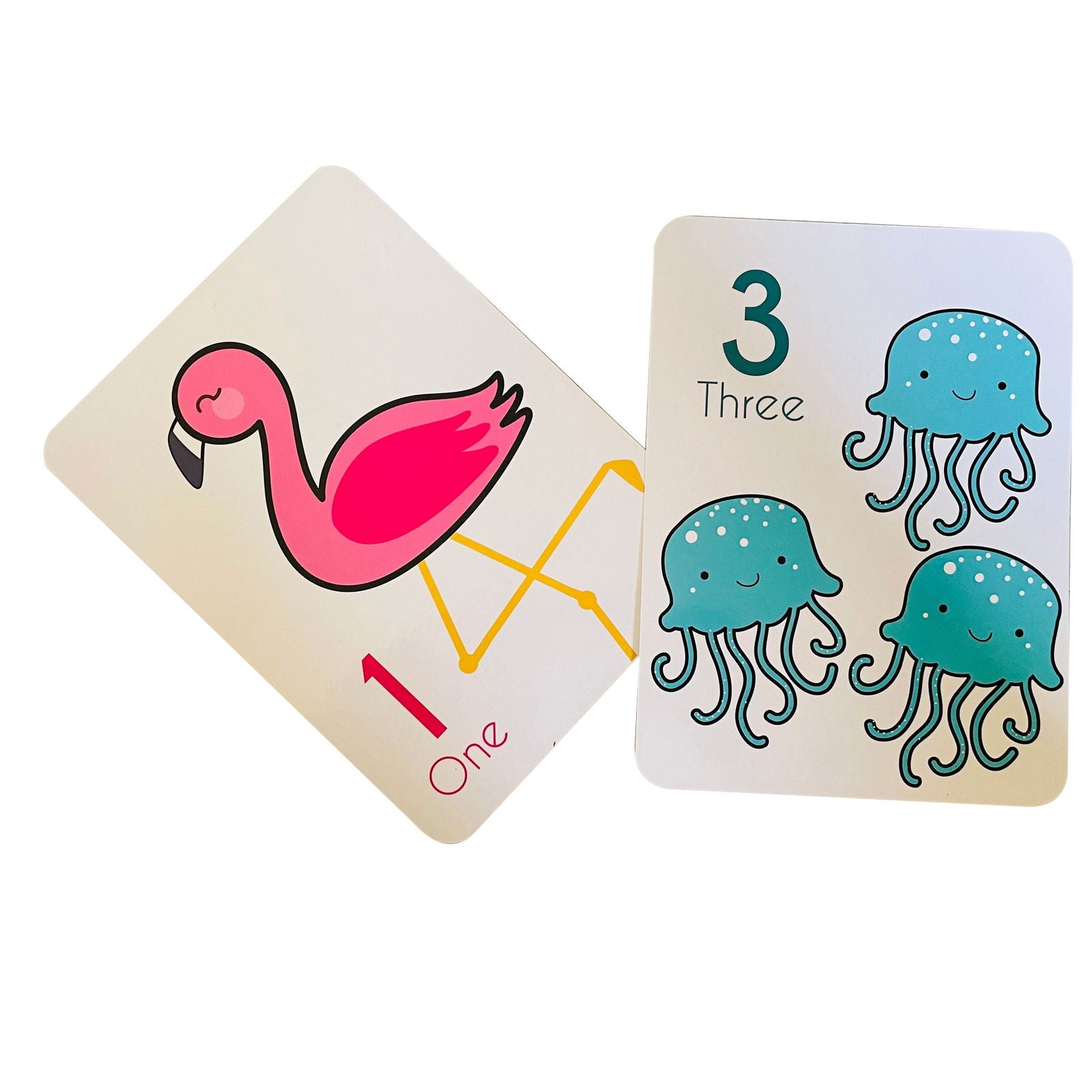 Number Flashcards and counting activity - Tinycubs - 