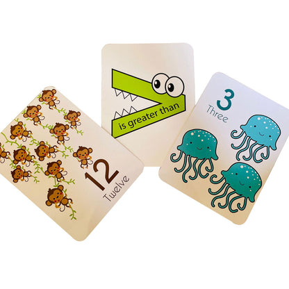 Number Flashcards and counting activity - Tinycubs - 