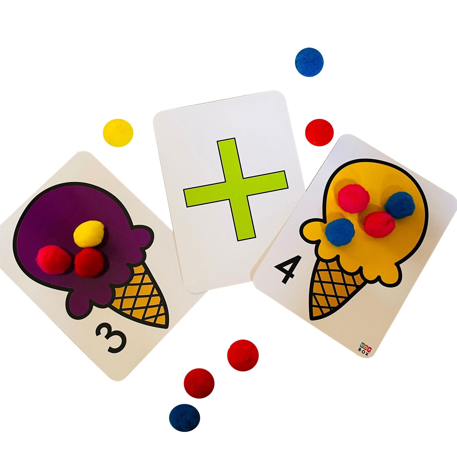 Number Flashcards and counting activity - Tinycubs - 