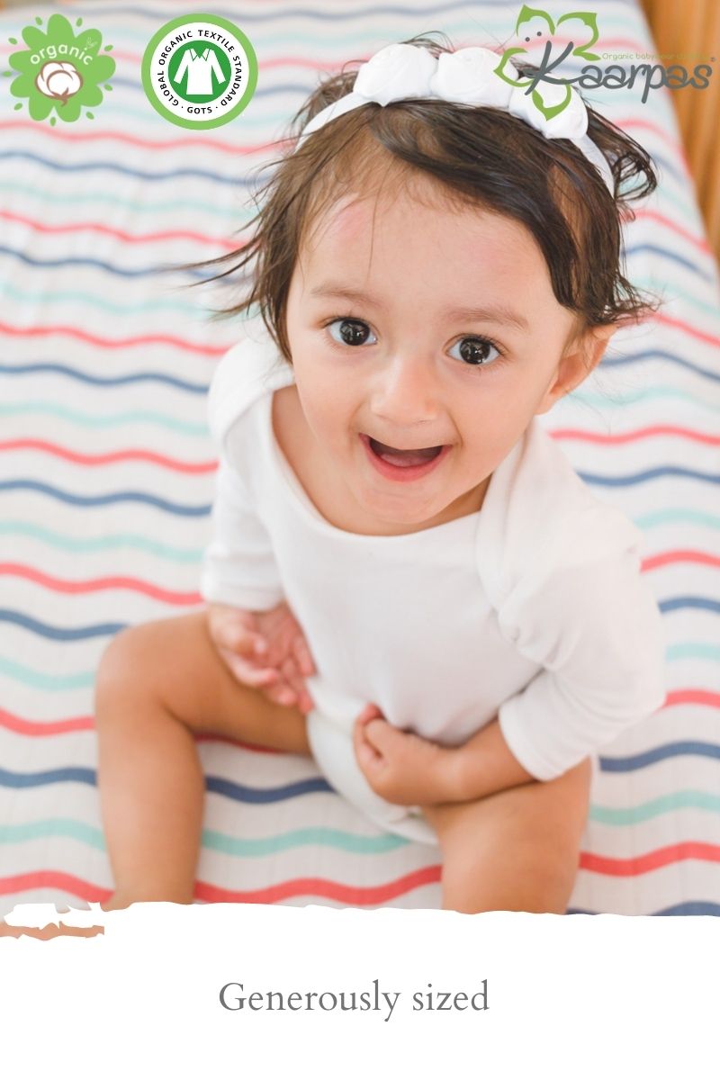 Ocean Dive' Cotton Fitted Cot Crib Sheet : Waves - Tinycubs - 