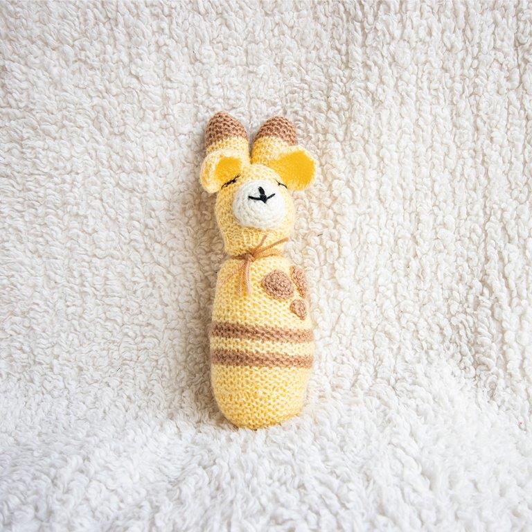 Ollie, The Giraffe Sensory Rattle - Tinycubs - 