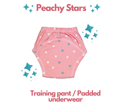 Peachy star - Green car- Set of 2 -Cotton Padded pull up Training pants/Padded Underwear - Tinycubs - 