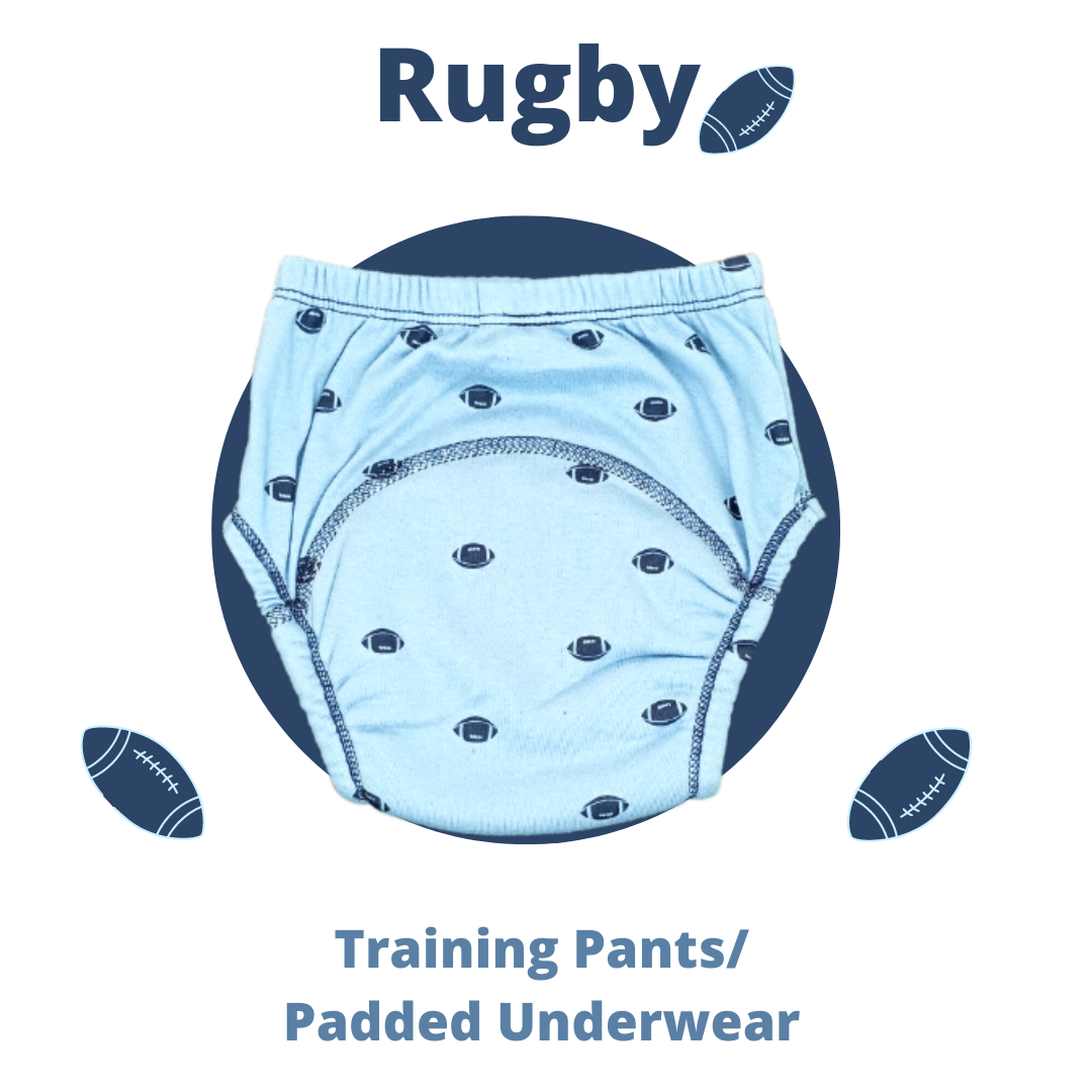 Rugby Animals Rains – Set of 3- Cotton Padded pull up Training pants/ Padded Underwear - Tinycubs - 