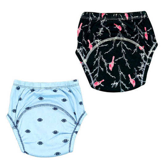 Rugby Sparrow – Set of 2- Cotton Padded pull up Training pants/ Padded Underwear - Tinycubs - 