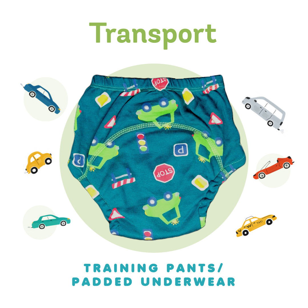 Sweet treat - transport- Set of 2 -Cotton Padded pull up Training pants/Padded Underwear - Tinycubs - 