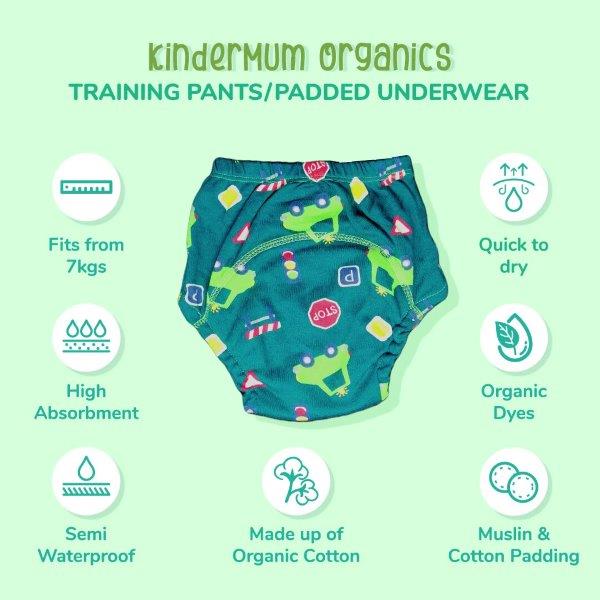 Transport- Cotton Padded pull up Training pants/ Padded Underwear - Tinycubs - 