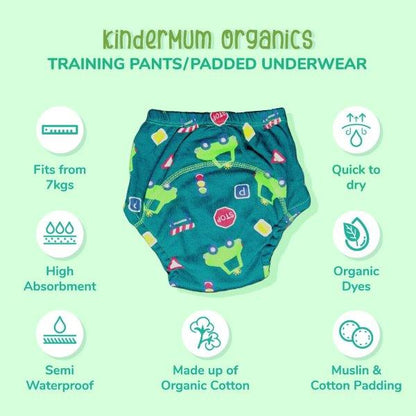 Transport- Cotton Padded pull up Training pants/ Padded Underwear - Tinycubs - 