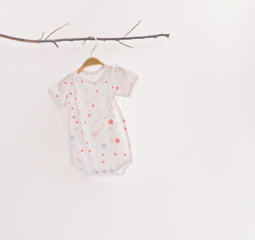 Peach Love Bodysuits - Set of 3 - Tinycubs - 