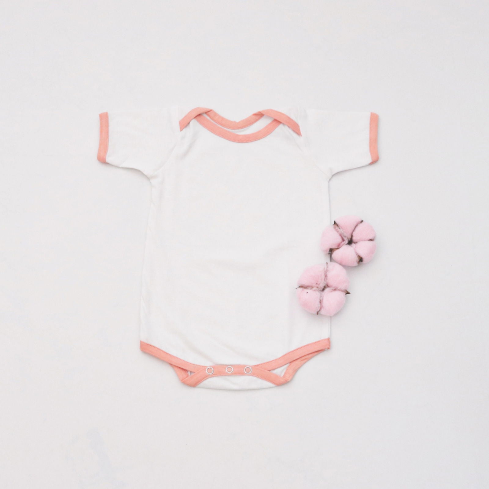 Peach Love Bodysuits - Set of 3 - Tinycubs - 