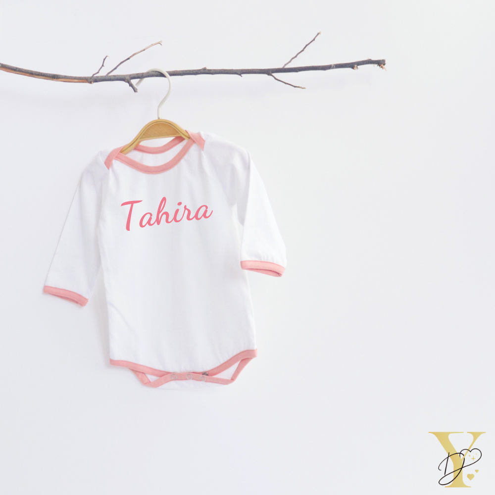 Peach Love Bodysuits (full sleeves)- Set of 2 - Tinycubs - 