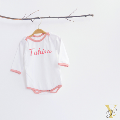 Peach Love Bodysuits (full sleeves)- Set of 2 - Tinycubs - 