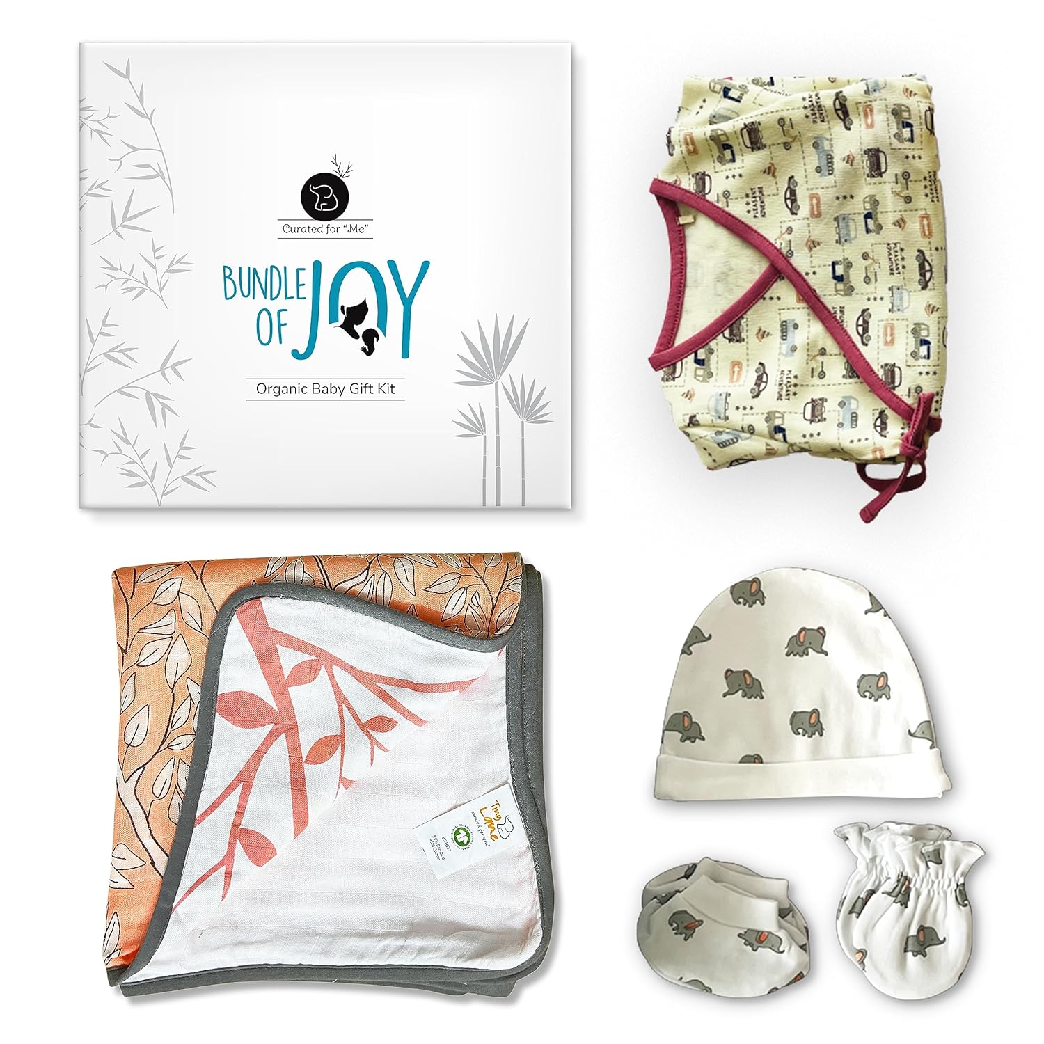 Peach Snuggle Blanket Gift Pack | Pack of 5 - Tinycubs - 